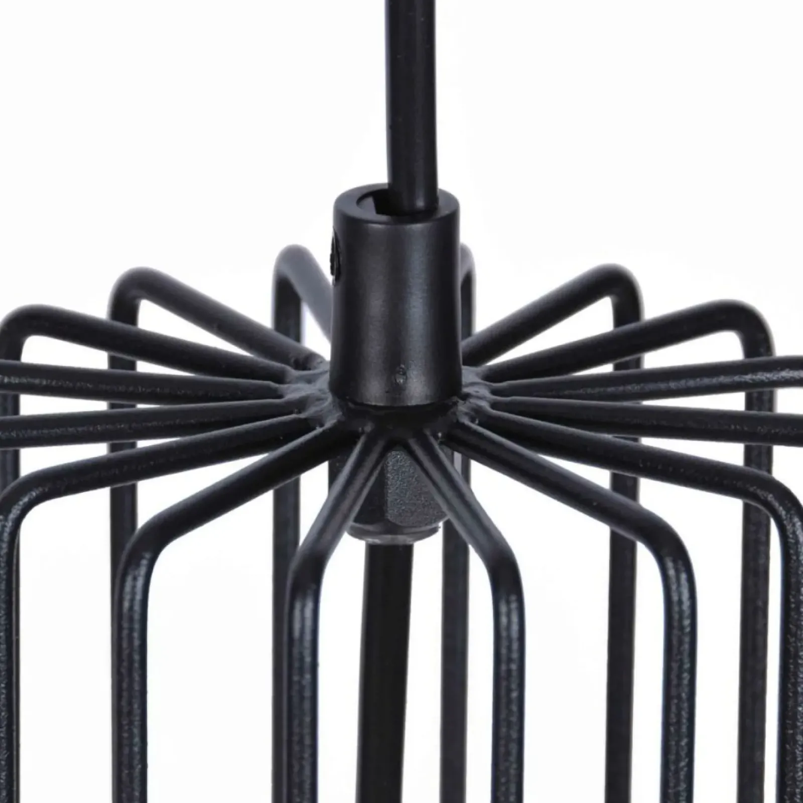 Sklep Kaja Pojedyncza lampa wisząca z drucianym kloszem K-4930 | Kaja Oświetlenie czarny Discount