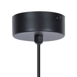 Sklep Kaja Pojedyncza lampa wisząca z drucianym kloszem K-4930 | Kaja Oświetlenie czarny Discount