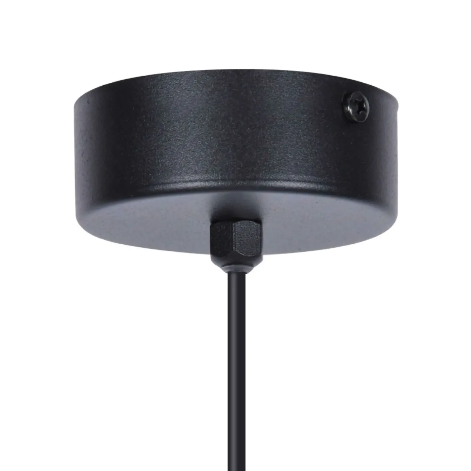 Sklep Kaja Pojedyncza lampa wisząca z drucianym kloszem K-4930 | Kaja Oświetlenie czarny Discount
