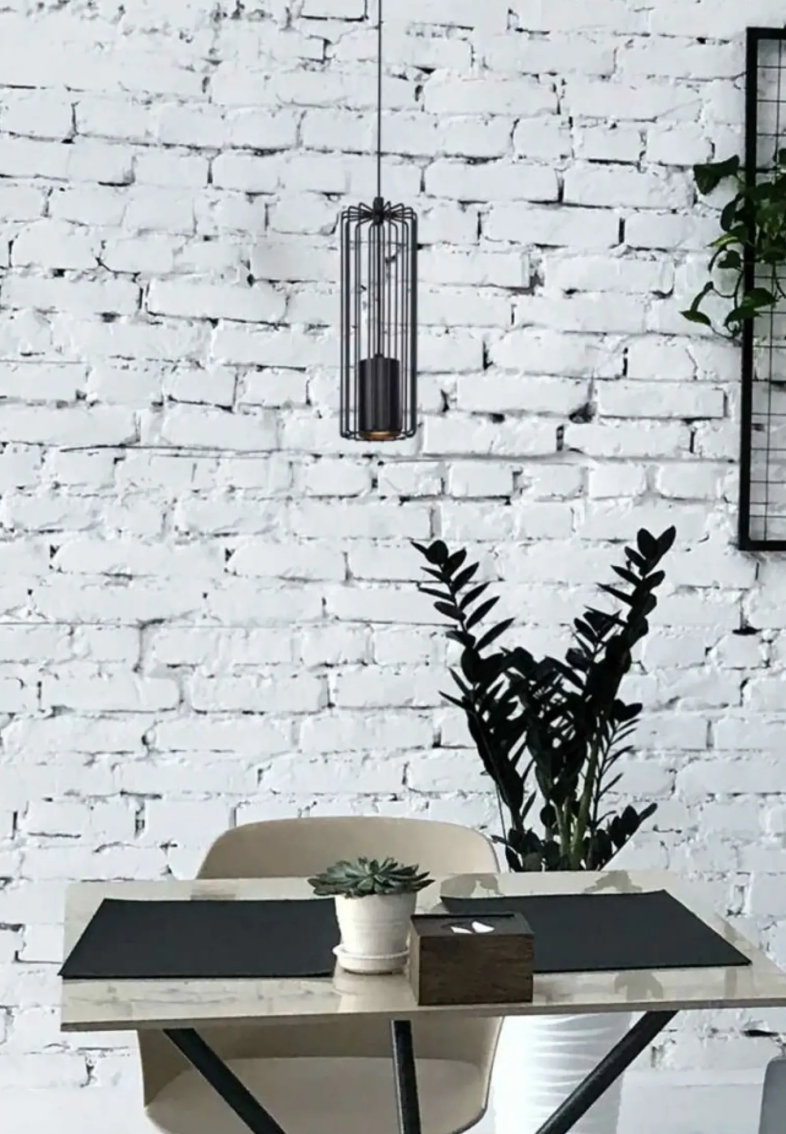 Sklep Kaja Pojedyncza lampa wisząca z drucianym kloszem K-4930 | Kaja Oświetlenie czarny Discount