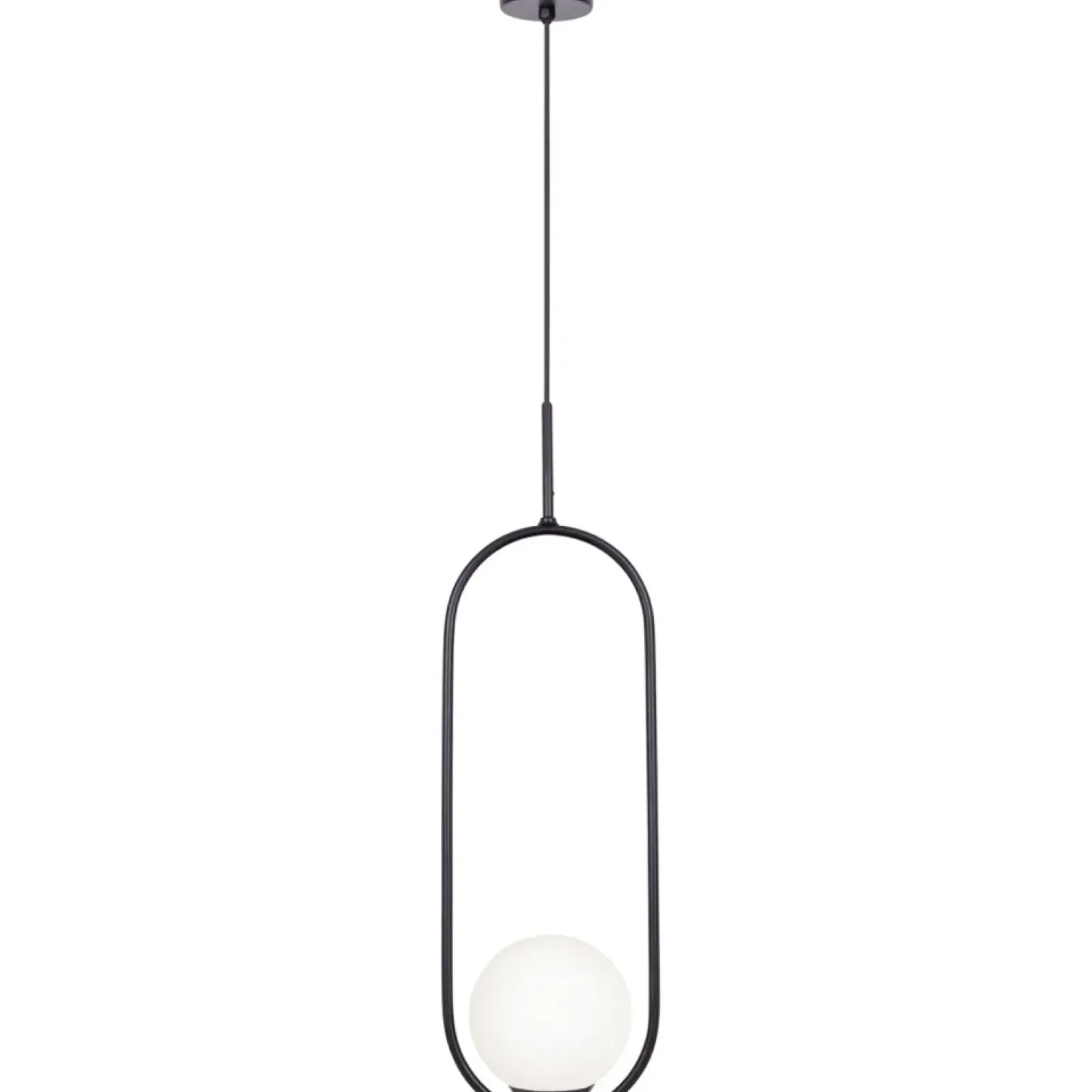 Sklep Kaja Pojedyncza lampa wisząca z białym kloszem K-5100 z serii PARVA | Kaja Best Sale