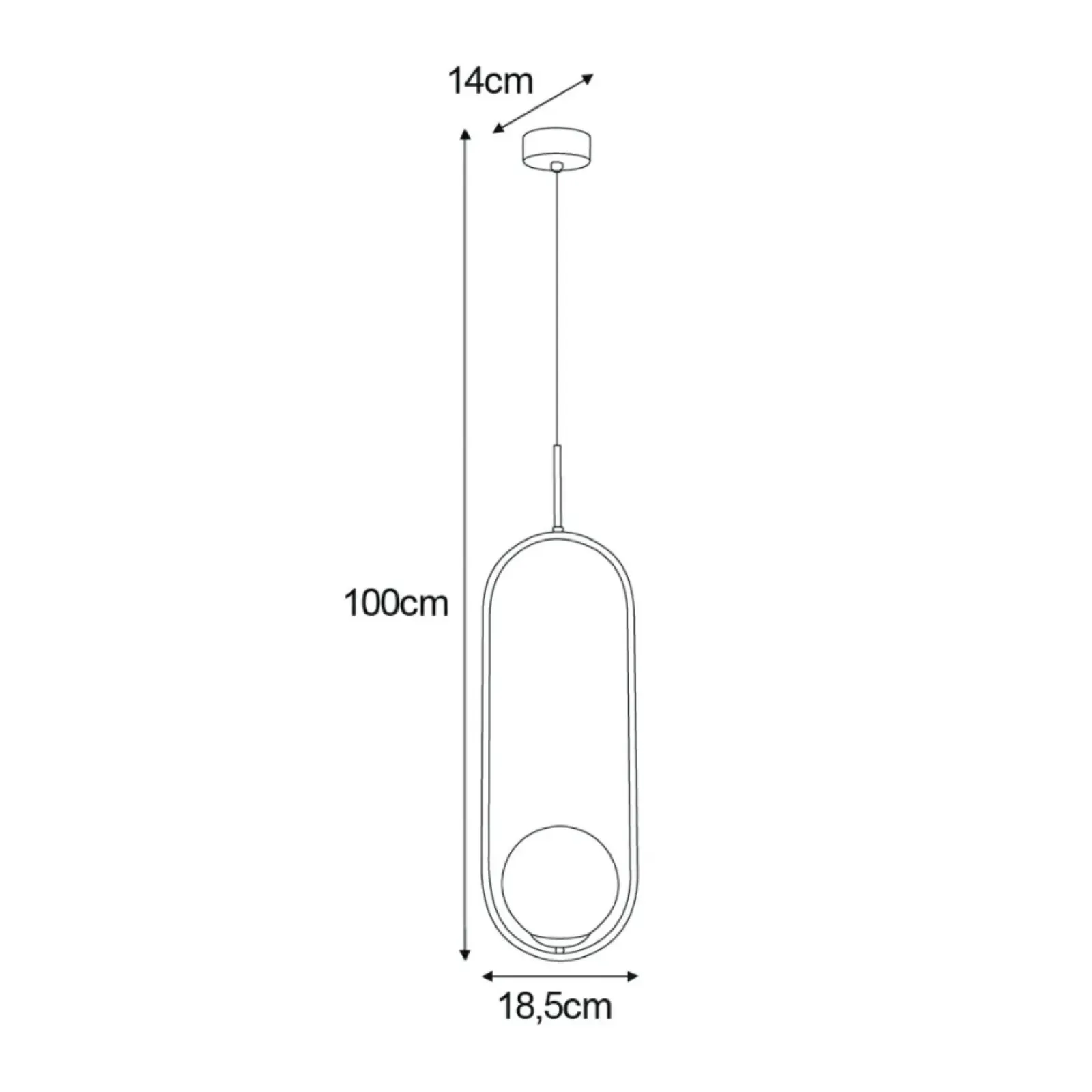 Sklep Kaja Pojedyncza lampa wisząca z białym kloszem K-5100 z serii PARVA | Kaja Best Sale
