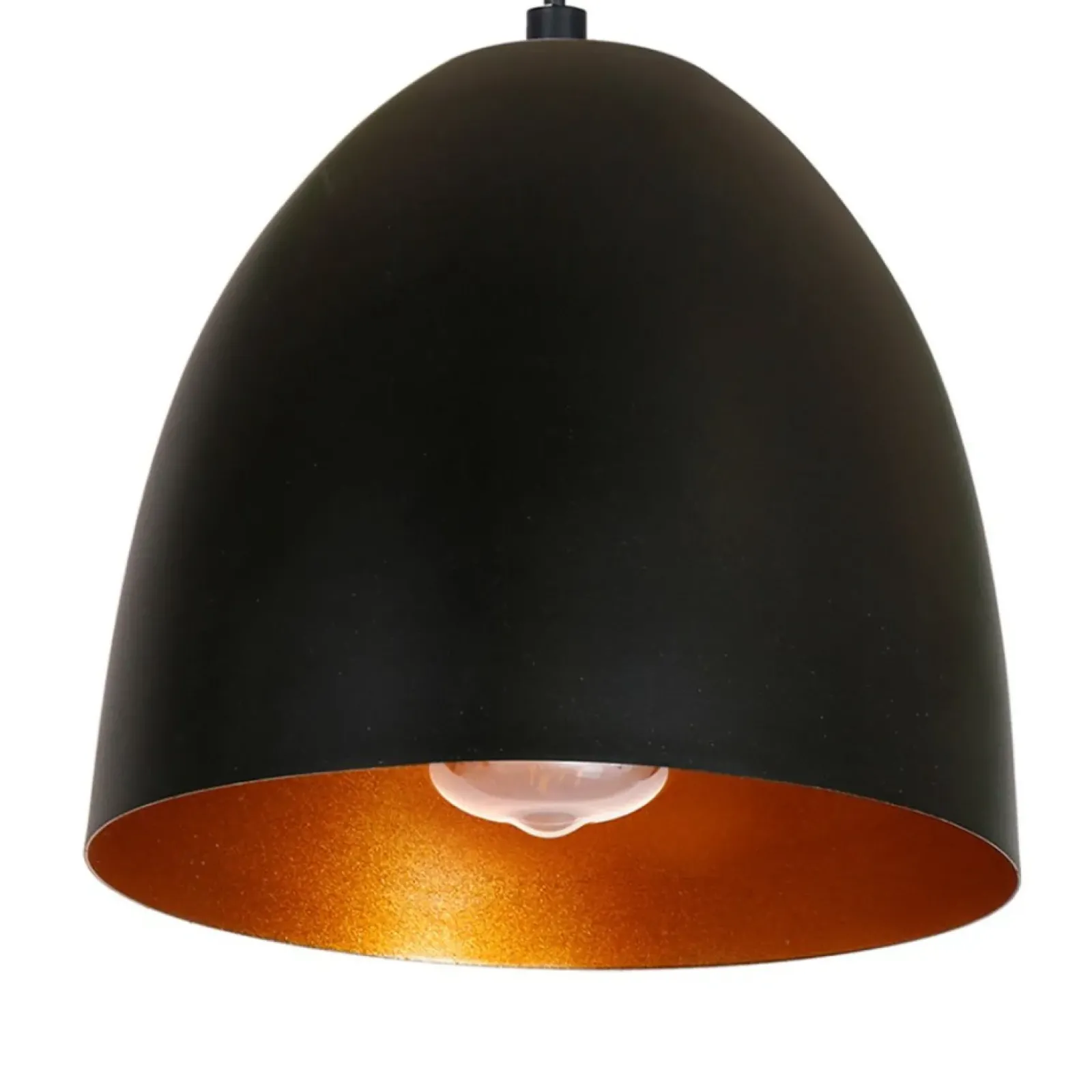 Sklep Kaja Pojedyncza lampa wisząca z czarnym kloszem MLP5587 z serii VEGAS | Kaja Oświetle Cheap