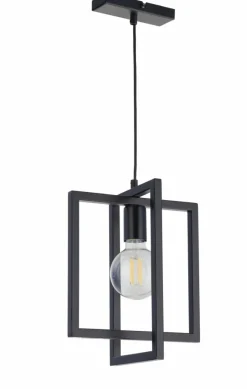 Sklep Kaja Pojedyncza, minimalistyczna lampa wisząca do kuchni SIG 32231 EDEN czarny Fashion