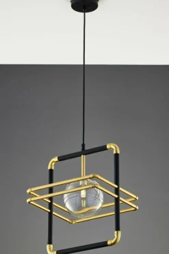 Sklep Kaja Pojedyncza, ozdobna lampa wisząca JUP 2028 FR 1 CZ/MS TR z serii FIO Discount