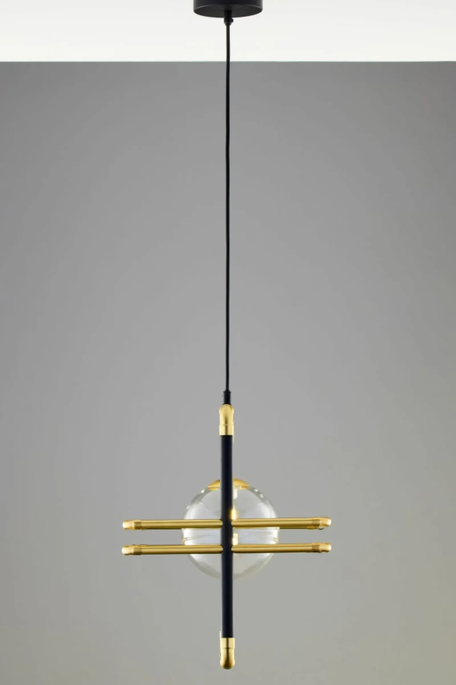 Sklep Kaja Pojedyncza, ozdobna lampa wisząca JUP 2028 FR 1 CZ/MS TR z serii FIO Discount