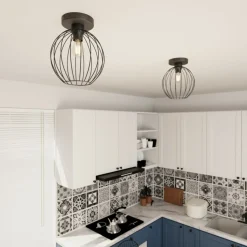 Sklep Kaja Pojedyncza, punktowa lampa sufitowa 1371/1 z serii NEST czarny Cheap