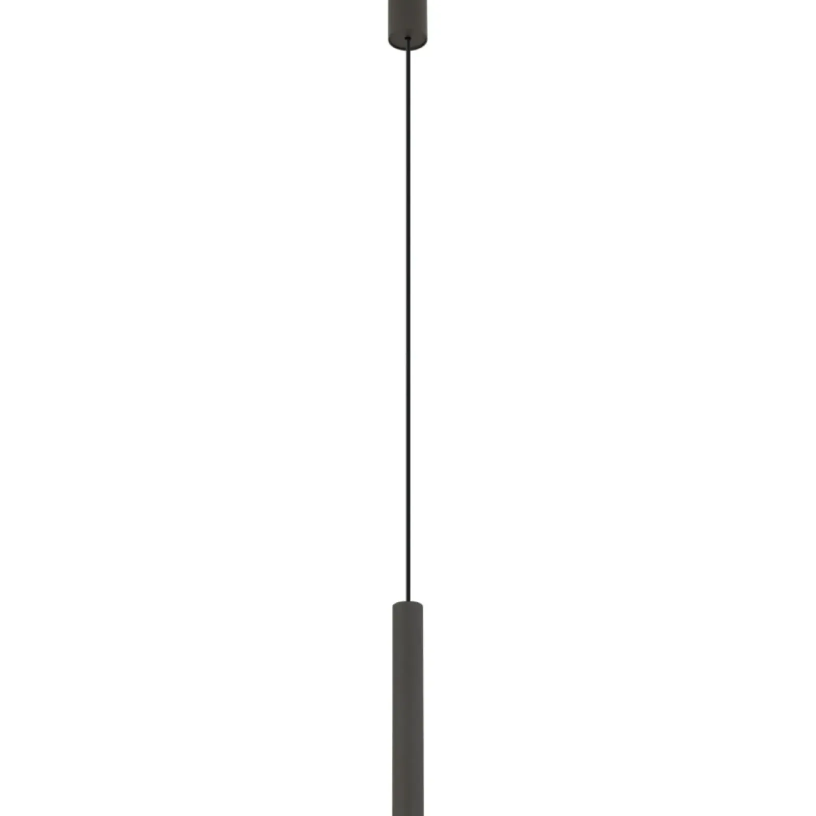 Sklep Kaja Pojedyncza, punktowa lampa wisząca, tuba 30cm 10903 FOURTY | Kaja szary Hot