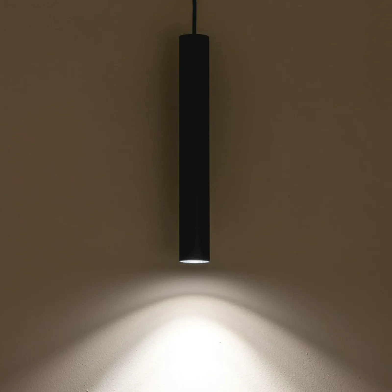 Sklep Kaja Pojedyncza, punktowa lampa wisząca, tuba 30cm 10903 FOURTY | Kaja szary Hot