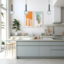 Sklep Kaja Pojedynczy, minimalistyczny zwis z kulą ML0331 NIKO | Kaja Oświetlenie Cheap