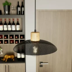 Sklep Kaja Pojedynczy zwis w stylu industrialnym 1318/1 KOBE | Kaja Oświetlenie czarny Cheap