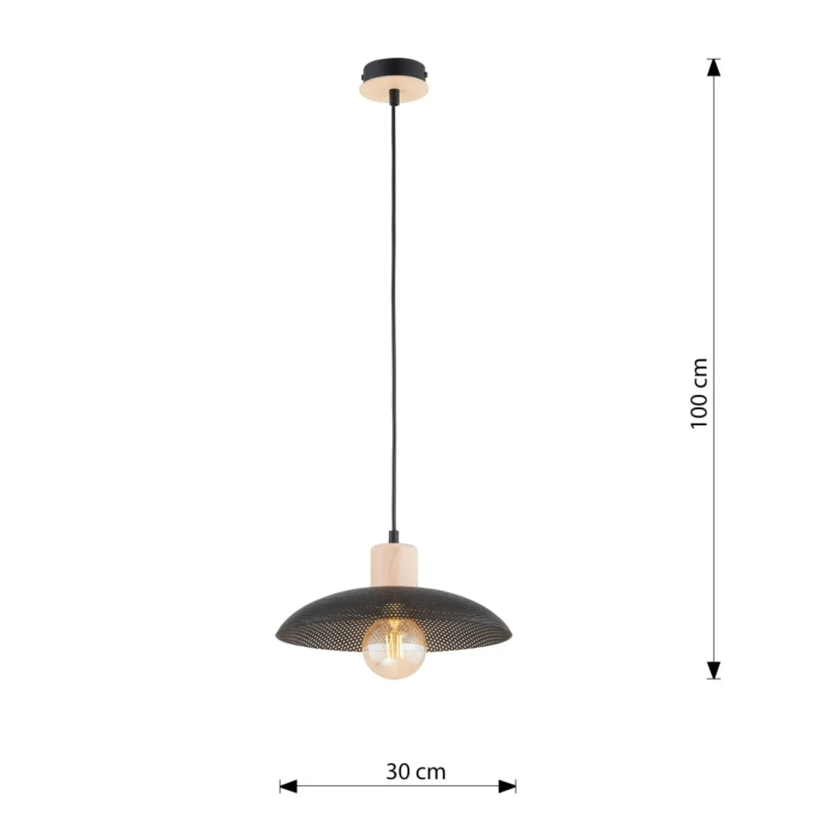Sklep Kaja Pojedynczy zwis w stylu industrialnym 1318/1 KOBE | Kaja Oświetlenie czarny Cheap