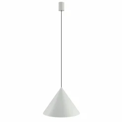 Sklep Kaja Pojedynczy zwis ze stożkowym kloszem ⌀35cm 10878 ZENITH | Kaja szary Cheap
