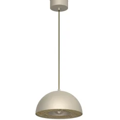 Sklep Kaja Ponadczasowa, beżowa lampa wisząca ⌀28cm LX 4535 ELGUND | Kaja Shop