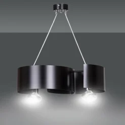 Sklep Kaja Ponadczasowa, czarna lampa wisząca do kuchni 284/2 VIXON | Kaja Online