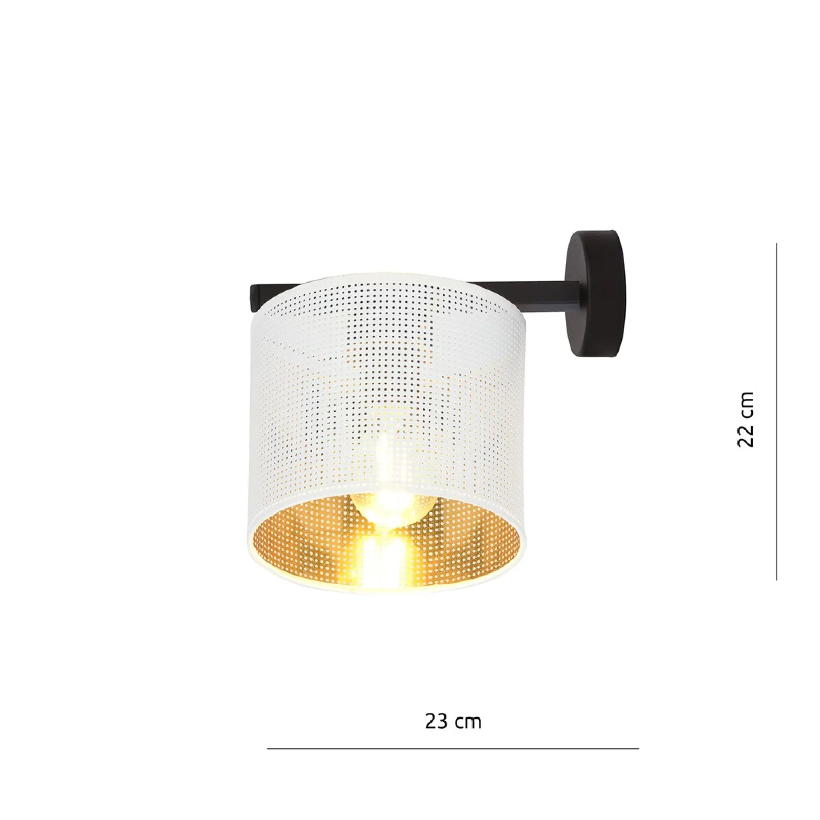 Sklep Kaja Ponadczasowa lampa ścienna do sypialni 1145/K1 JORDAN | Kaja* Kinkiety Tradycyjne