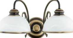 Sklep Kaja Ponadczasowa lampa ścienna z kloszami O3171 K2 PAT z serii LAMBDA* Kinkiety Tradycyjne