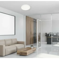 Sklep Kaja Ponadczasowa lampa LED ⌀50cm 4000K PLF-7001-500R-WH-4K z serii PELARO* Lampy Led|Plafony Nowoczesne