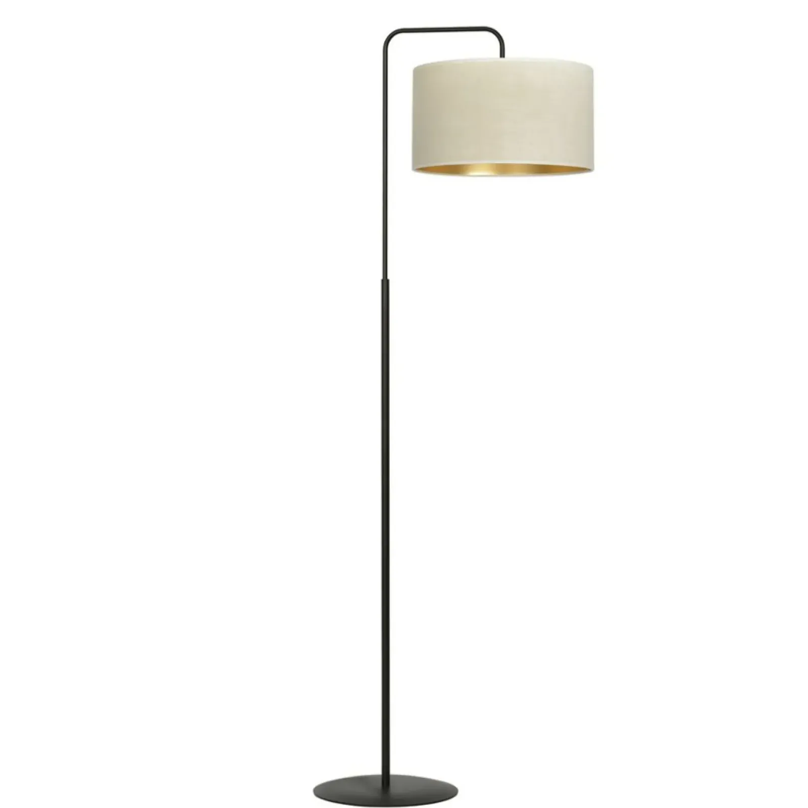 Sklep Kaja Ponadczasowa lampa podłogowa do salonu 1052/LP1 HILDE | Kaja* Lampy Podłogowe Z Abażurem|Tradycyjne Lampy Podłogowe