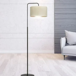 Sklep Kaja Ponadczasowa lampa podłogowa do salonu 1052/LP1 HILDE | Kaja* Lampy Podłogowe Z Abażurem|Tradycyjne Lampy Podłogowe