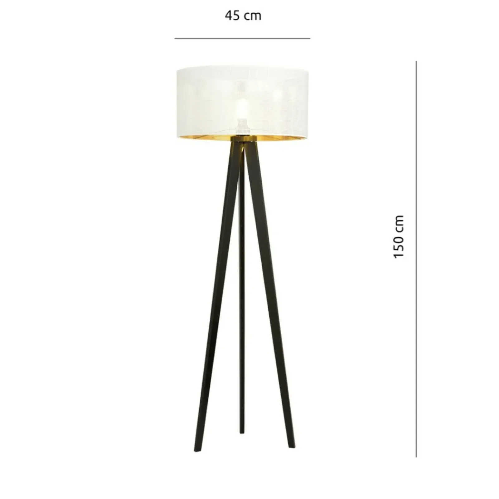 Sklep Kaja Ponadczasowa lampa podłogowa z abażurem 1147/LP1 ASTON | Kaja* Lampy Podłogowe Z Abażurem|Tradycyjne Lampy Podłogowe
