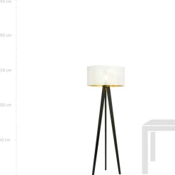 Sklep Kaja Ponadczasowa lampa podłogowa z abażurem 1147/LP1 ASTON | Kaja* Lampy Podłogowe Z Abażurem|Tradycyjne Lampy Podłogowe