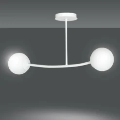 Sklep Kaja Ponadczasowa lampa sufitowa z dwoma kulami 1025/2 HALLDOR | Kaja biały Online