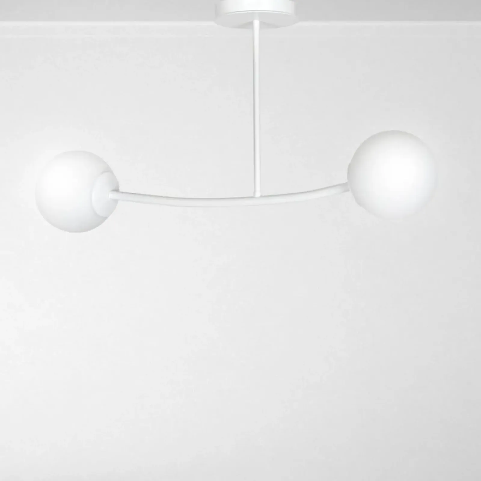 Sklep Kaja Ponadczasowa lampa sufitowa z dwoma kulami 1025/2 HALLDOR | Kaja biały Online