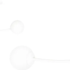 Sklep Kaja Ponadczasowa lampa sufitowa z dwoma kulami 1025/2 HALLDOR | Kaja biały Online