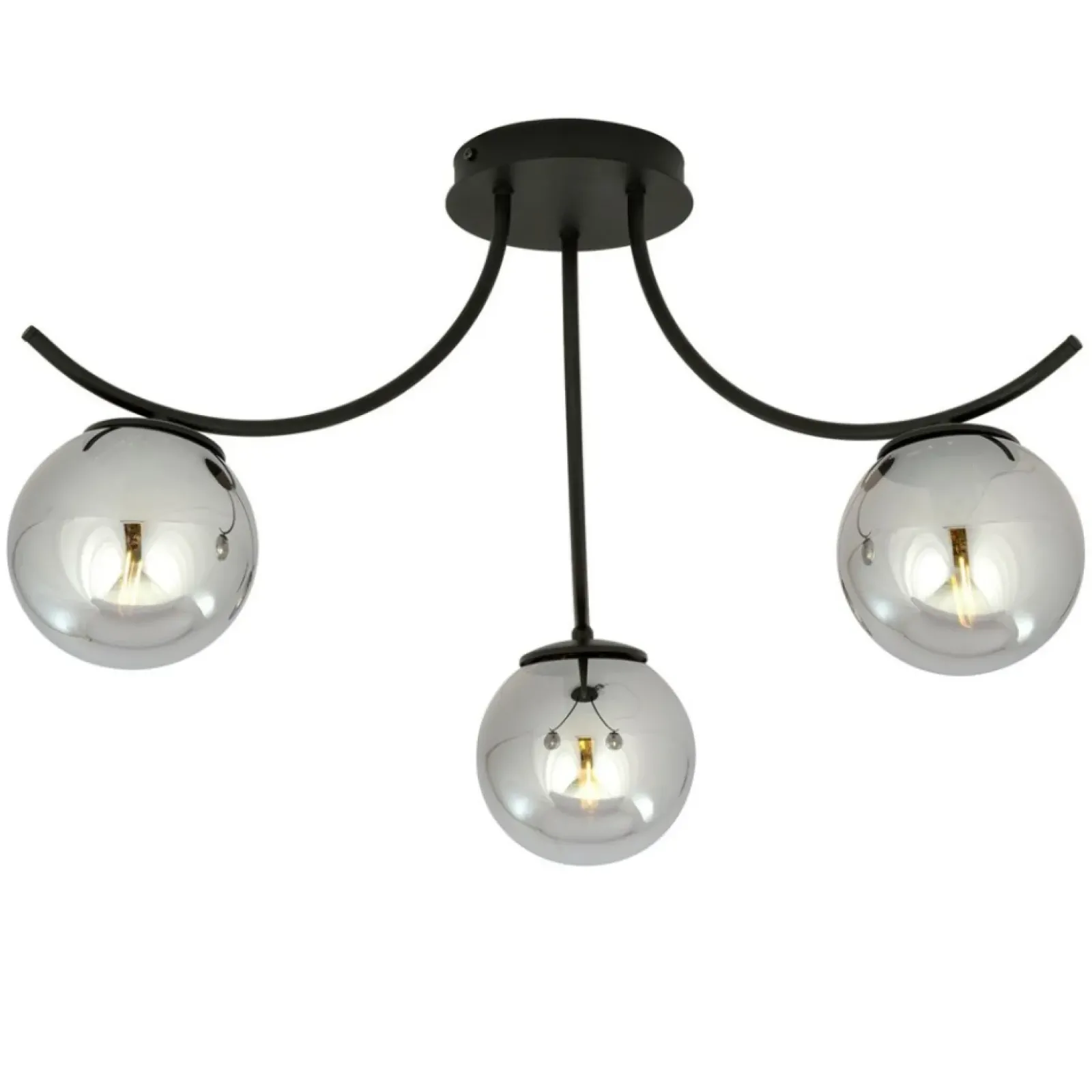 Sklep Kaja Ponadczasowa lampa sufitowa do sypialni 1110/3 BOSTON | Kaja Cheap