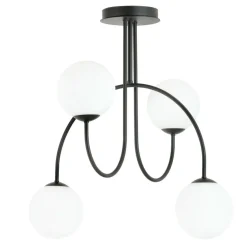 Sklep Kaja Ponadczasowa lampa sufitowa z kloszami 1288/4A z serii ARCHI | Kaja Shop