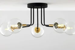 Sklep Kaja Ponadczasowa lampa sufitowa JUP 2040 BU 5 CZ/MS TR BURANO | Kaja Best