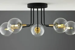 Sklep Kaja Ponadczasowa lampa sufitowa JUP 2040 BU 5 CZ/MS TR BURANO | Kaja Best