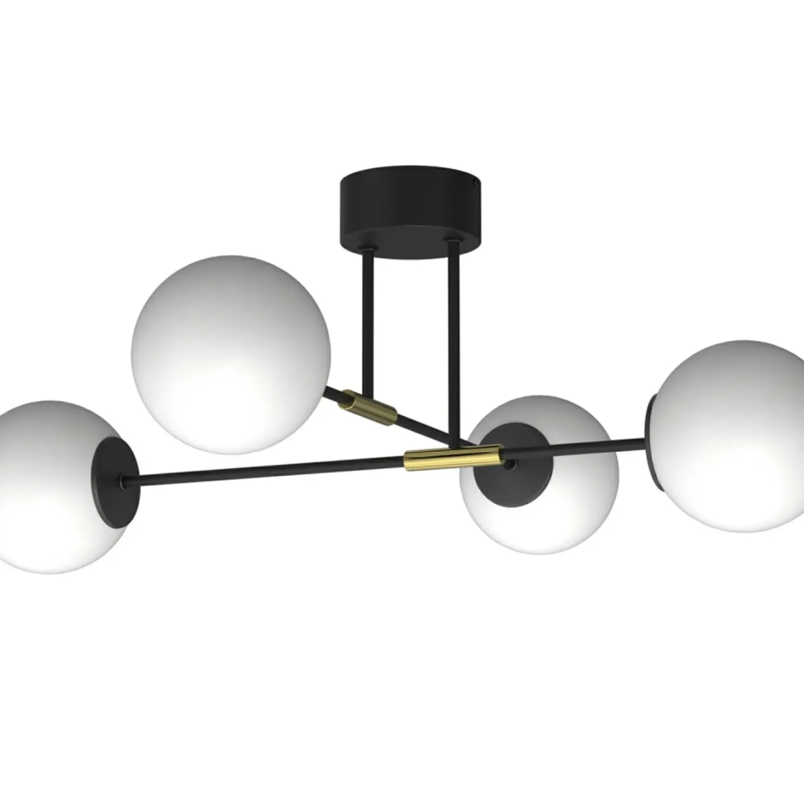 Sklep Kaja Ponadczasowa lampa sufitowa do sypialni LX 4273 GLAME | Kaja Discount