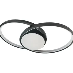 Sklep Kaja Ponadczasowa lampa sufitowa, czarny kolor ML6413 z serii FOCUS | Kaja Oświetleni Hot