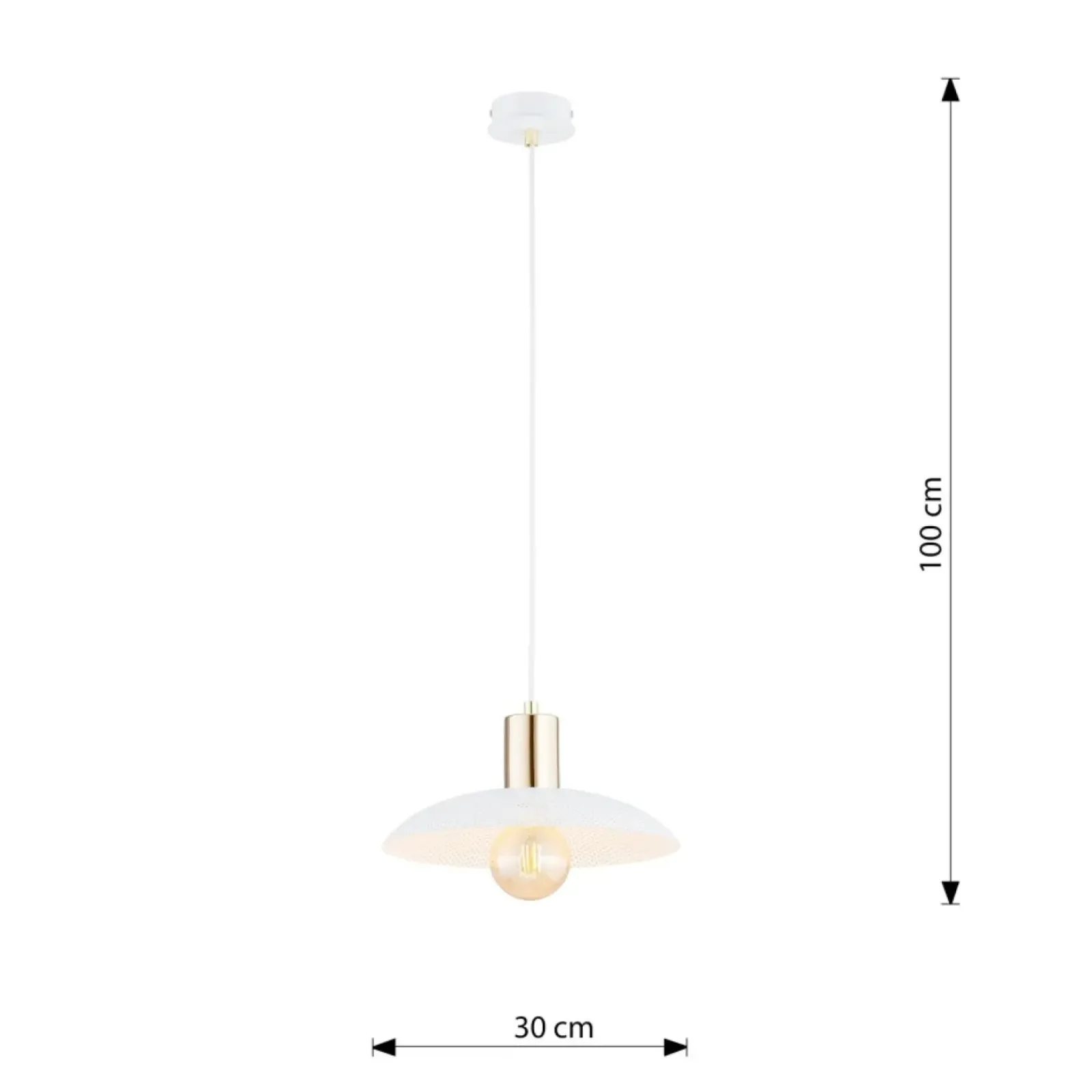 Sklep Kaja Ponadczasowa lampa wisząca do kuchni 1321/1 SPIRIT | Kaja Oświetlenie biały Discount