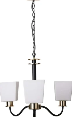 Sklep Kaja Ponadczasowa lampa wisząca do sypialni 33-74232 z serii SCHUBERT czarno-złoty Shop