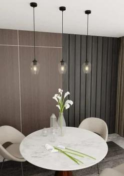 Sklep Kaja Ponadczasowa lampa wisząca, ozdobny klosz 679/1 ISTAR | Kaja Best