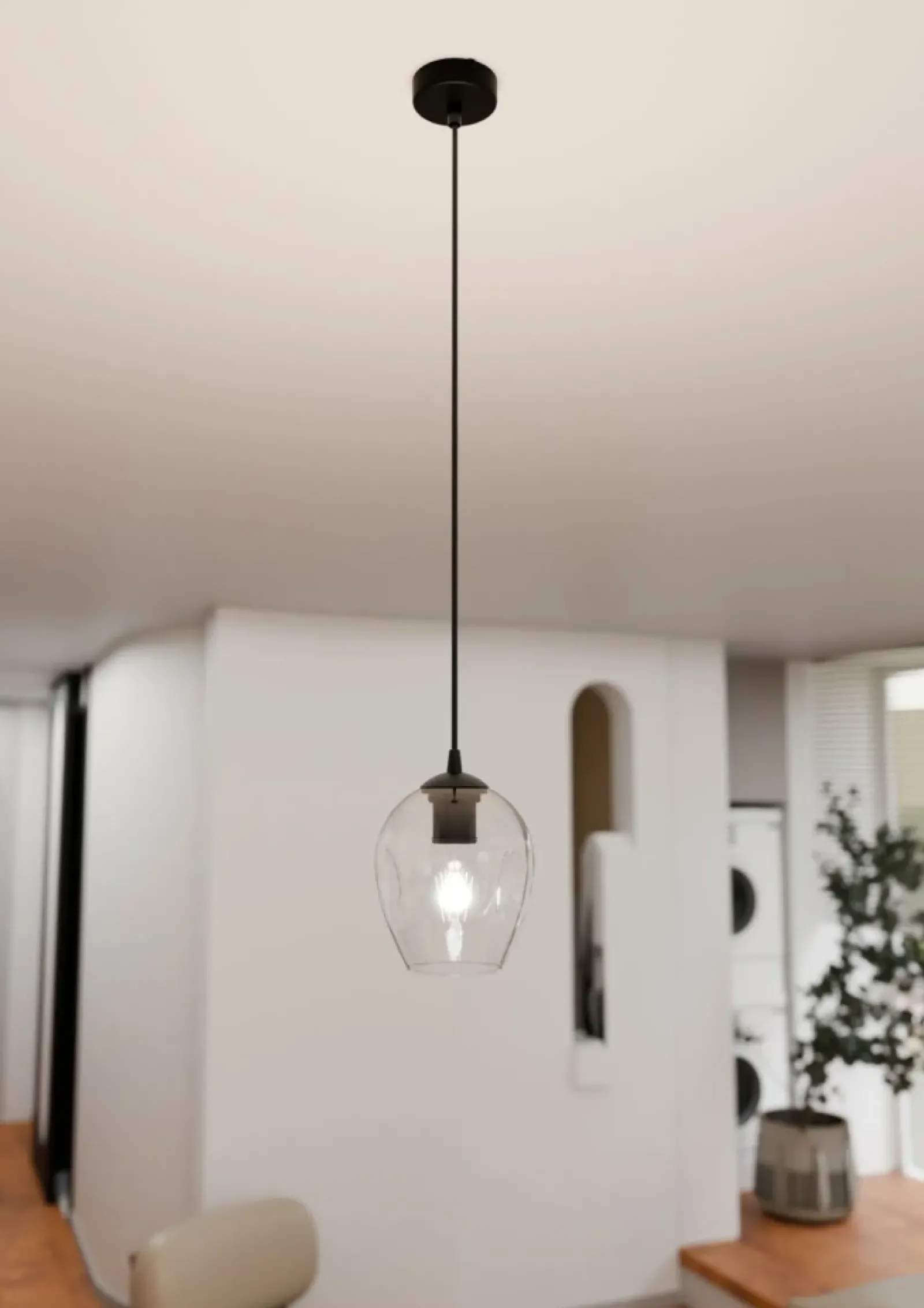 Sklep Kaja Ponadczasowa lampa wisząca, ozdobny klosz 679/1 ISTAR | Kaja Best