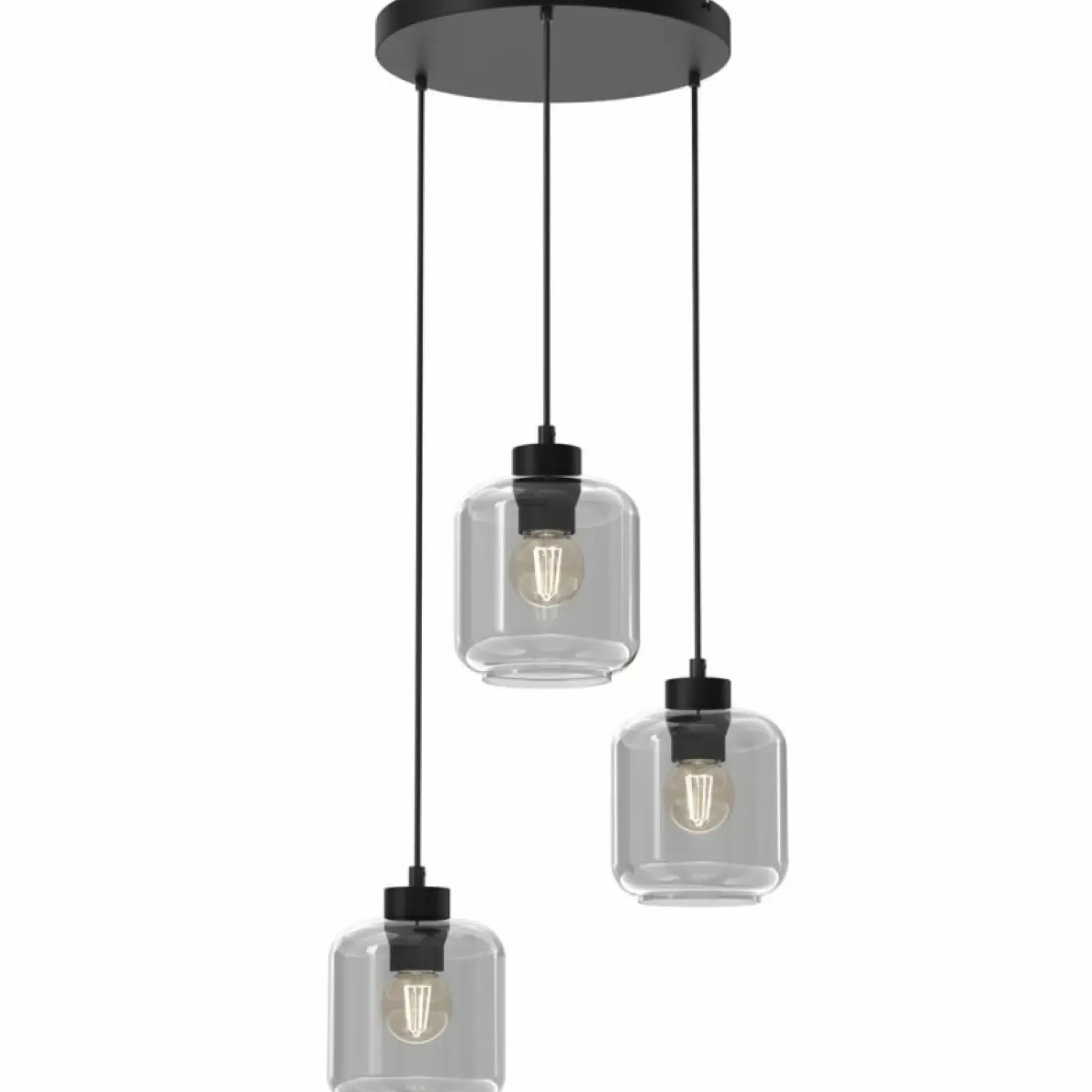 Sklep Kaja Ponadczasowa lampa wisząca, klosze słoiki MLP8375 SOMBRA | Kaja Outlet