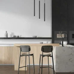 Sklep Kaja Ponadczasowa lampa wisząca na listwie SIG 33400 z serii SOPEL PROSTY srebrny Discount