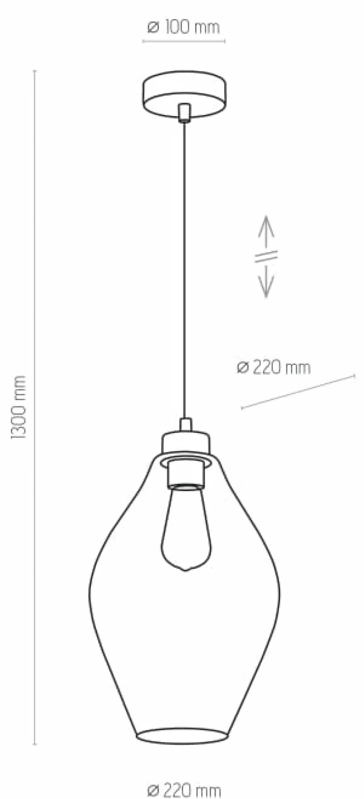 Sklep Kaja Ponadczasowa lampa wisząca do kuchni TK 4190 TULON | Kaja Oświetlenie czarny New