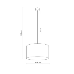 Sklep Kaja Ponadczasowa lampa wisząca na 3 żarówki E27 TK 4990 z serii MORENO czarny Cheap