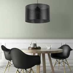 Sklep Kaja Ponadczasowa lampa wisząca na 3 żarówki E27 TK 4990 z serii MORENO czarny Cheap