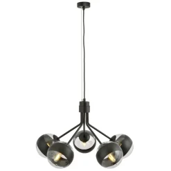 Sklep Kaja Ponadczasowa lampa wisząca z 5 kloszami 1139/5 NOVA | Kaja Oświetlenie Shop