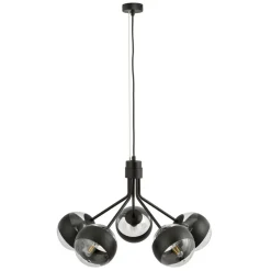 Sklep Kaja Ponadczasowa lampa wisząca z 5 kloszami 1139/5 NOVA | Kaja Oświetlenie Shop