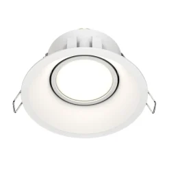 Sklep Kaja Ponadczasowa, okrągła, biała lampa punktowa DL028-2-01W z serii DOT* Oprawy Podtynkowe