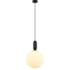 Sklep Kaja Ponadczasowa, pojedyncza lampa wisząca PND-02340-1L-BK ALDEVA | Kaja Hot