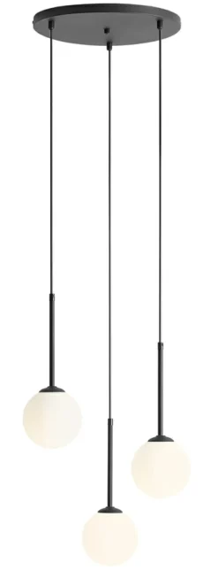 Sklep Kaja Ponadczasowa, potrójna lampa wisząca do sypialni 1087E1_R BOSSO Zadzwońporabattel.783200183(8-16)/mailsklep@kaja.com.pl Sale