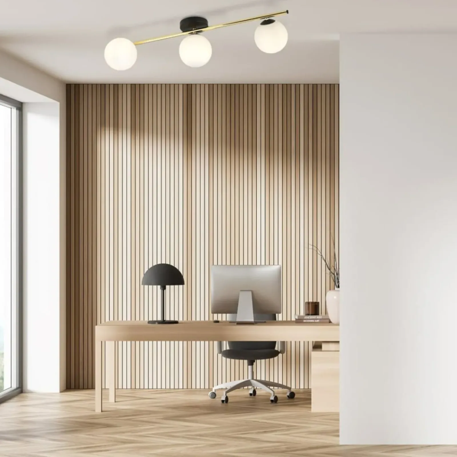 Sklep Kaja Ponadczasowa, prosta lampa sufitowa do holu 1248/3 z serii SPLENDI Cheap
